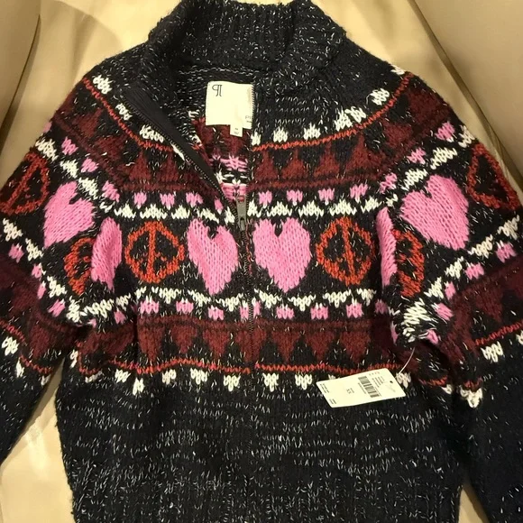 NWT Pilcro by Anthropologie Zip Cardigan